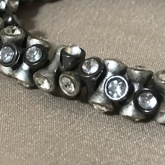 Black Gray and Stone Bauble Bracelet - Picture 4 of 5